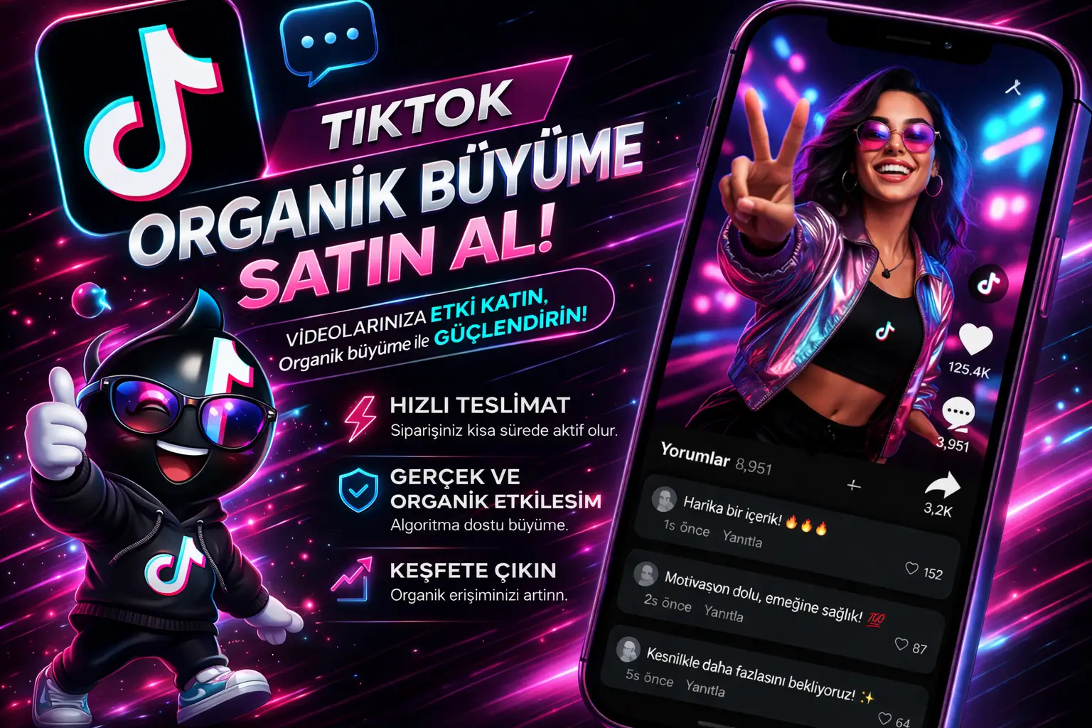 TikTok Organik B&uuml;y&uuml;me Stratejileri ve Hesap Geliştirme